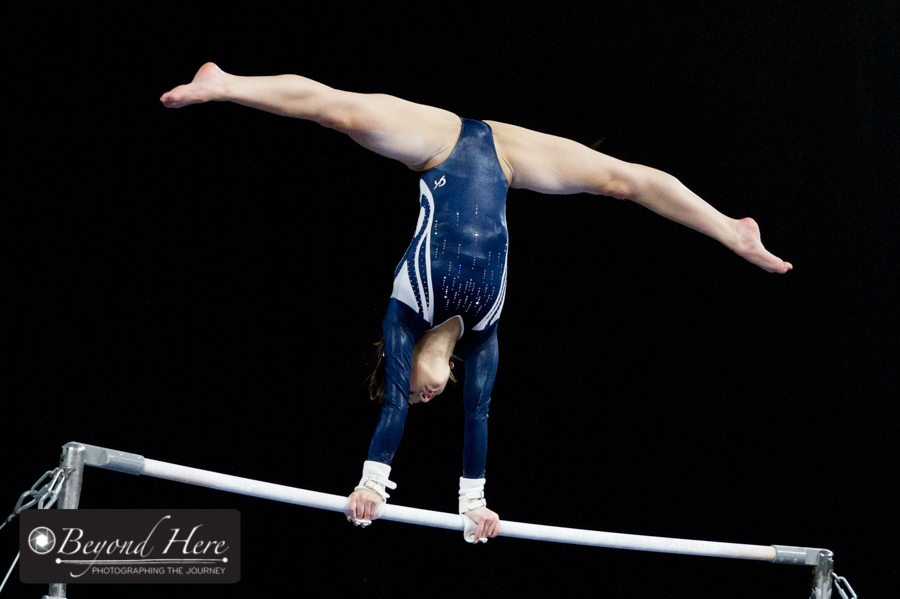 Gymnastics bars routine